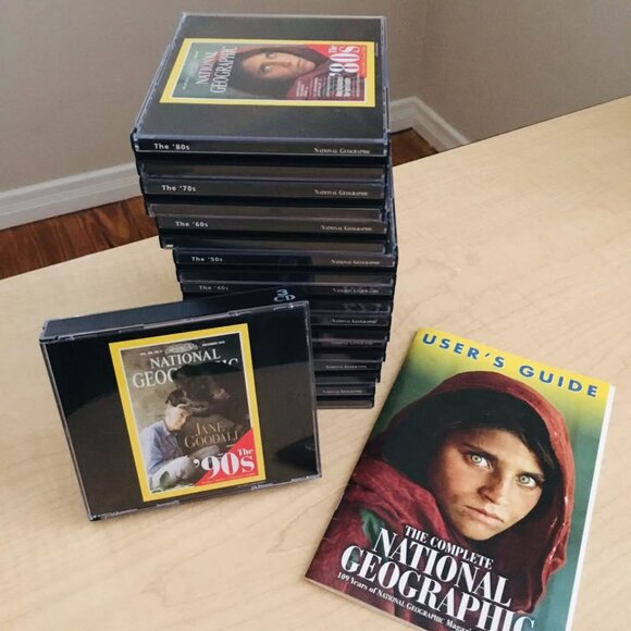 LP National Geographic 1888-1999 Magazines on CDs Set + Guide | 31 CDs Total - Picture 1 of 3